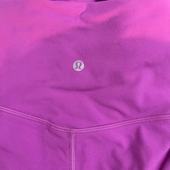 lululemon align leggings size 6 vivid plum 28” EUC - Picture 4 of 7